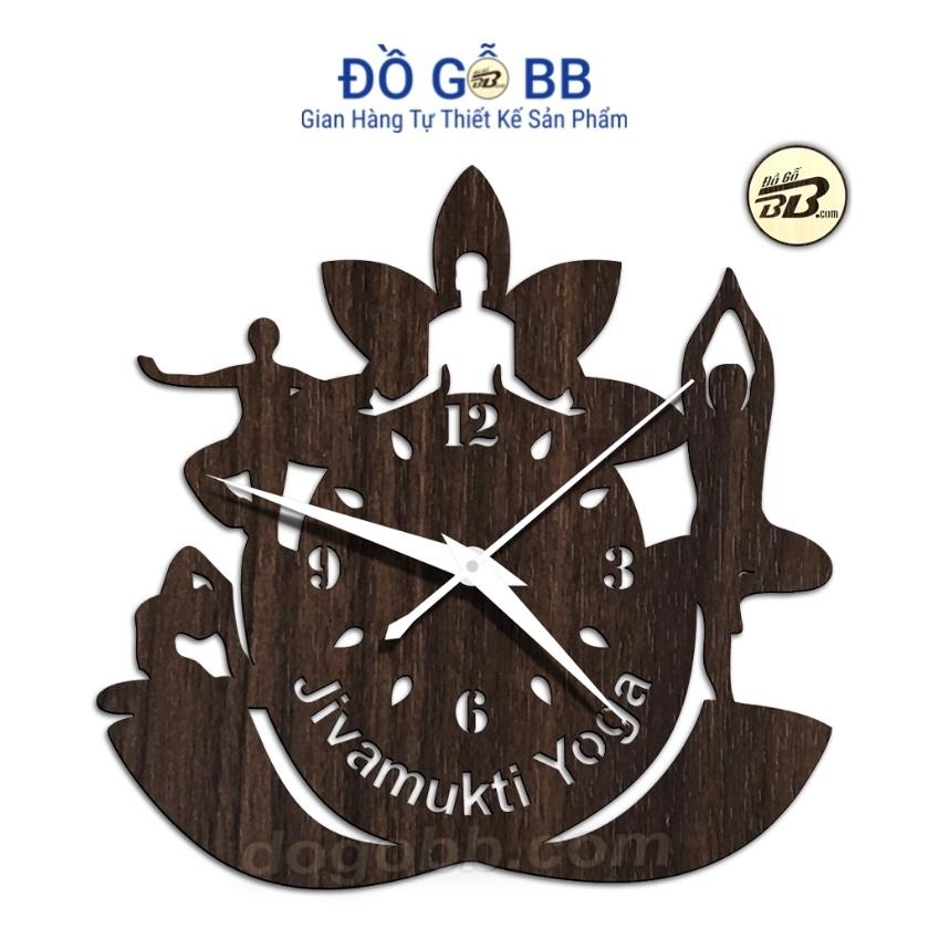 ĐK 30cm Kim Trôi, Đồng Hồ Treo Tường Jivamukti Yoga Giá Rẻ Bền Đẹp
