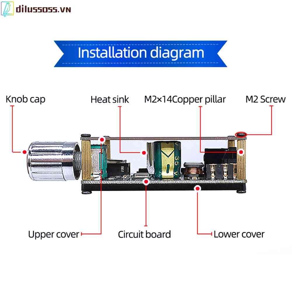 Bảng Mạch Khuếch Đại Âm Thanh Kỹ Thuật Số Không Dây XY-C50H 50Wx2 APP
