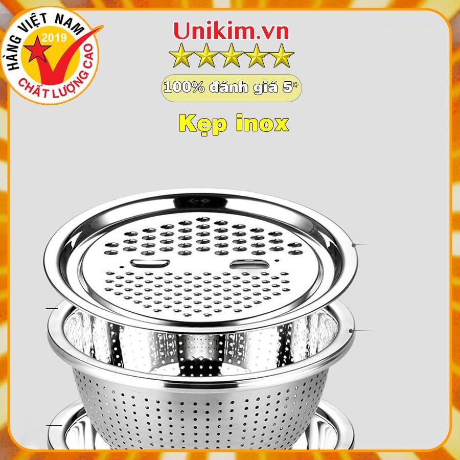 Rổ nạo INOX 3 trong 1_ cam kết hàng chuẩn 100% inox