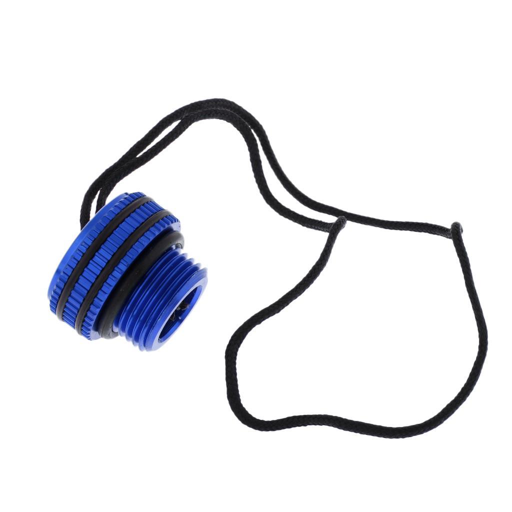 8x Durable Tank Protective Caps with Retainer Cord for Scuba Diving, Kayak, Inflatable Boat