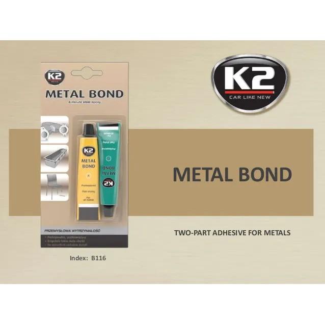 Keo hàn gắn kim loại epoxy 2 thành phần-METAL BOND 56g