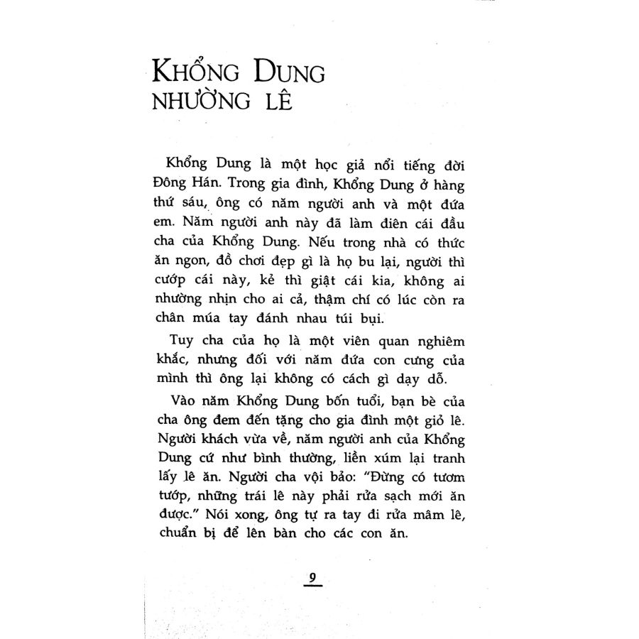 Những Câu Chuyện Về - Khiêm Tốn Nhường Nhịn