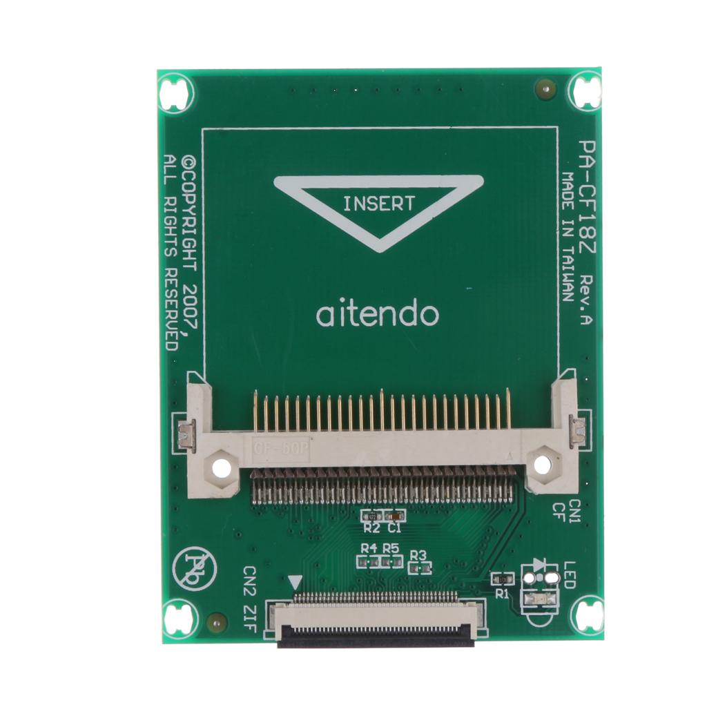 CF Compact Flash Card To 1.8" ZIF/CE HDD Adapter For Laptop/Game Console