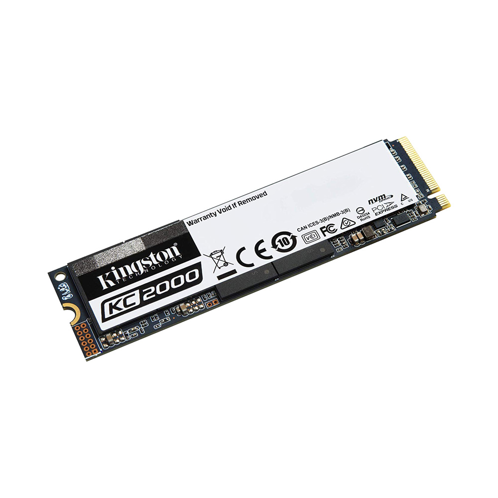 Ổ cứng SSD Kingston KC2000 M.2 PCIe Gen3 x4 NVMe 250GB SKC2000M8/250G - Hàng Chính Hãng