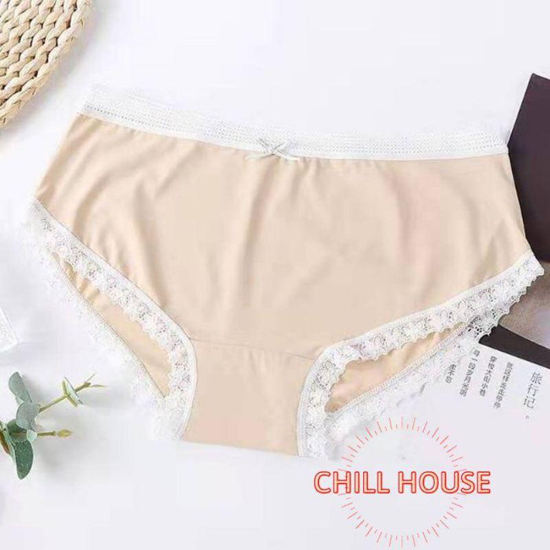 SIÊU PHẨM-Quần Lót Đúc Su Viền Ren - CHILLHOUSE