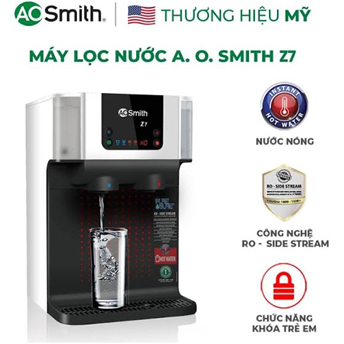 Máy lọc nước A. O. Smith Z7 5 lõi nước nóng - Hàng chính hãng