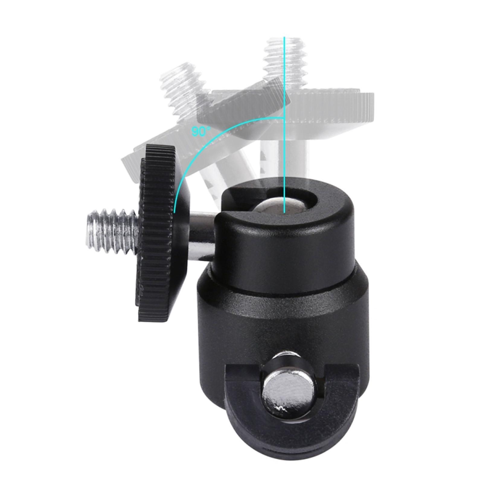 Camera Ball Head Standard 1/4inch Screw Base 90Degree rotatable Tripod Ball Head