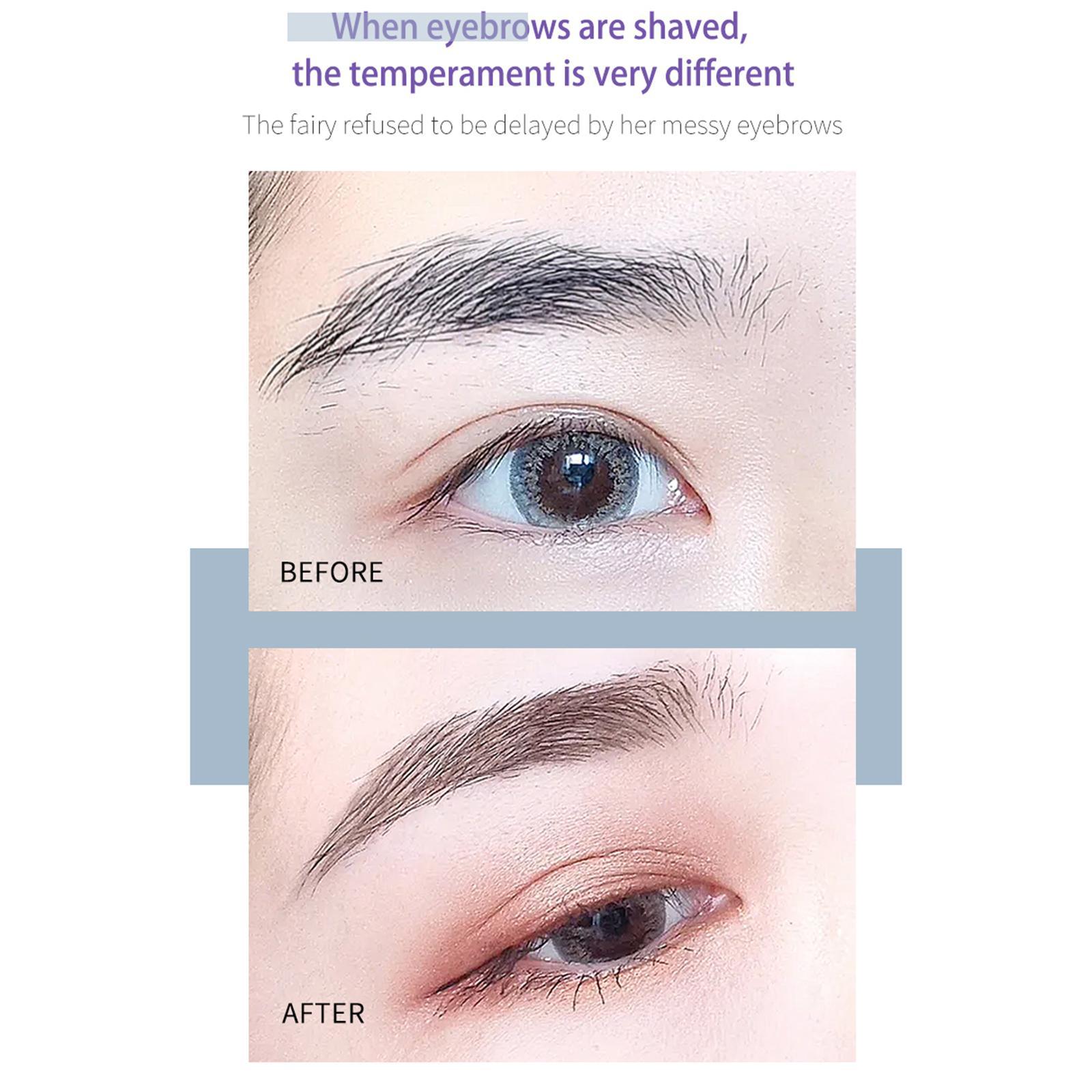 3 Pieces Folding Eyebrow Shaper Handheld Manual Multipurpose for Legs Chin