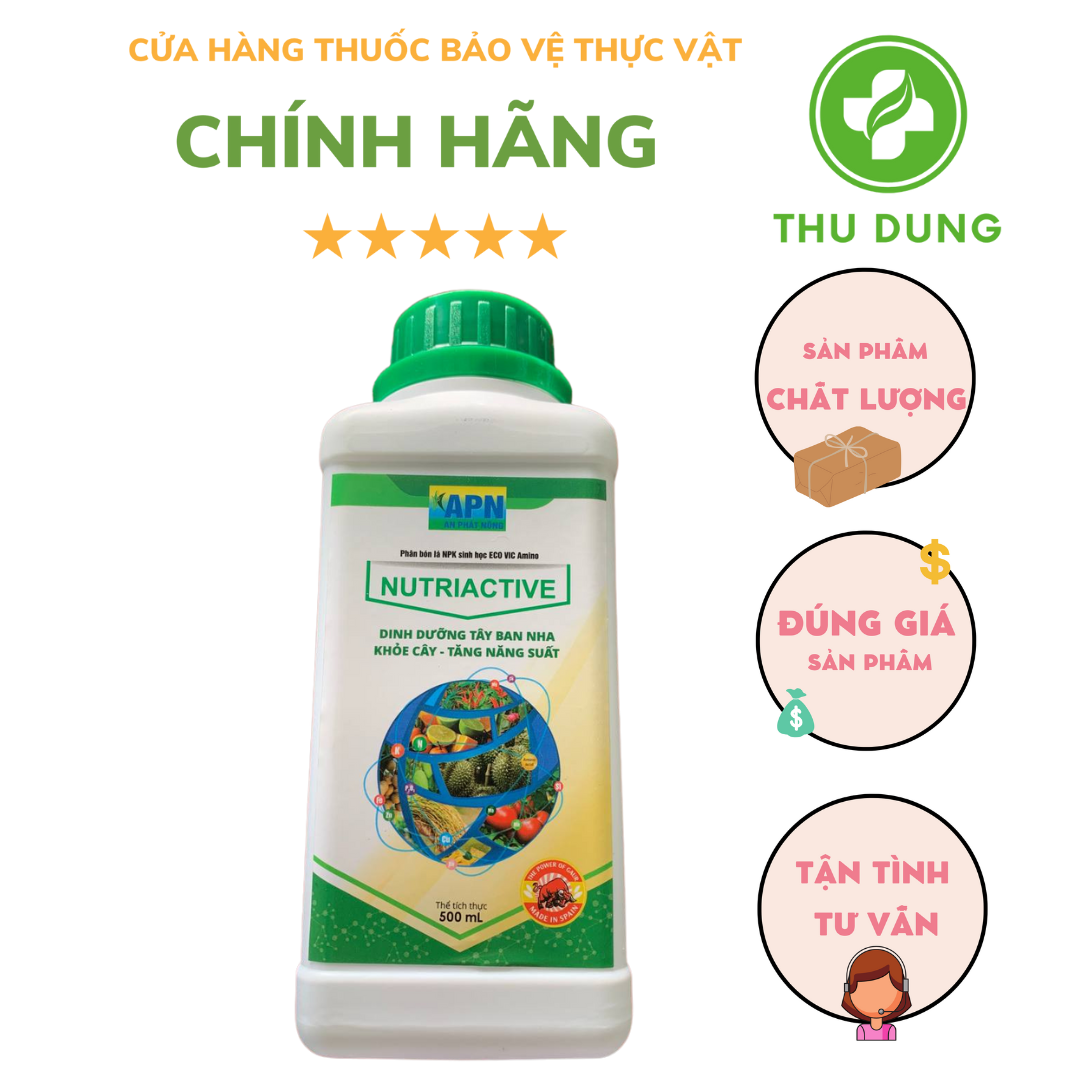 NUTRIACTIVE TÂY BAN NHA 500ml DINH DƯỠNG KHỎE CÂY - TĂNG NĂNG SUẤT