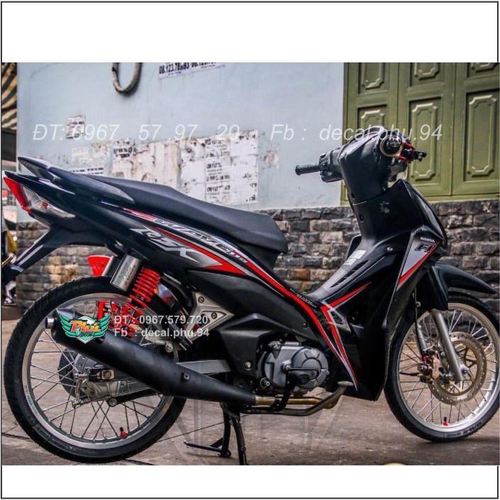 Tem Wawe RSX đỏ đen