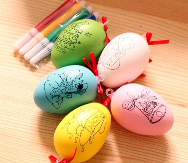 Đồ chơi trẻ em - Set Tô trứng kèm túi màu cho bé