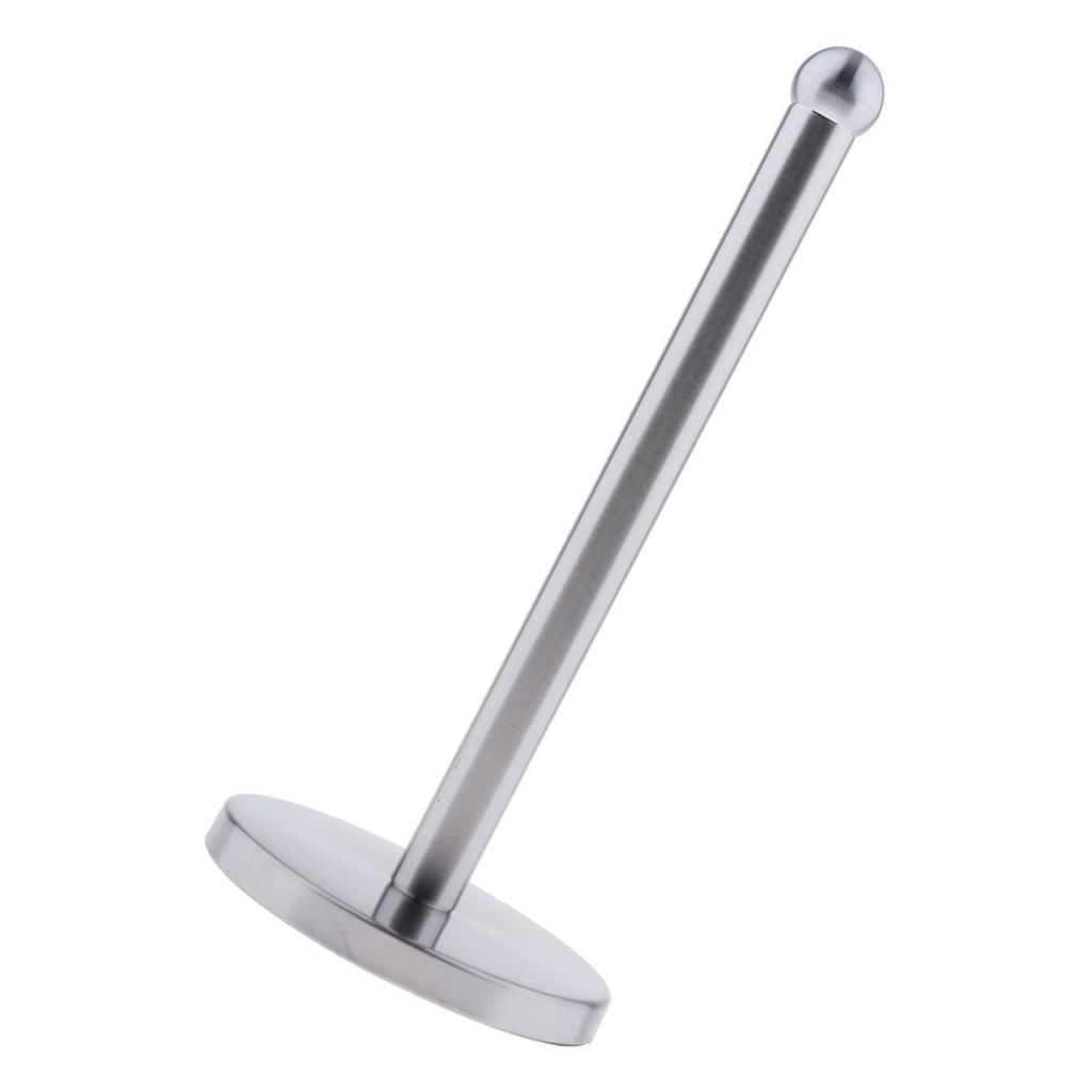 Stainless Arm Paper Towel Roll Holder Rack Kitchen Restaurant Office Desktop