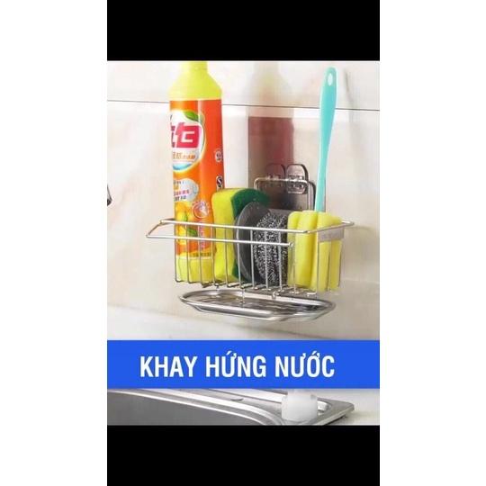Giá inox treo bồn rửa chén mẫu mới tiện lợi