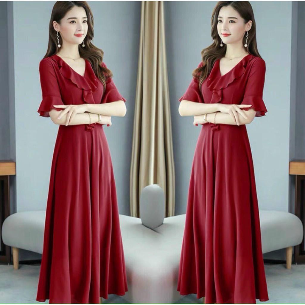 ĐẦM VOAN DỰ TIỆC NỮ SIÊU SANG CHO CÁC NÀNG