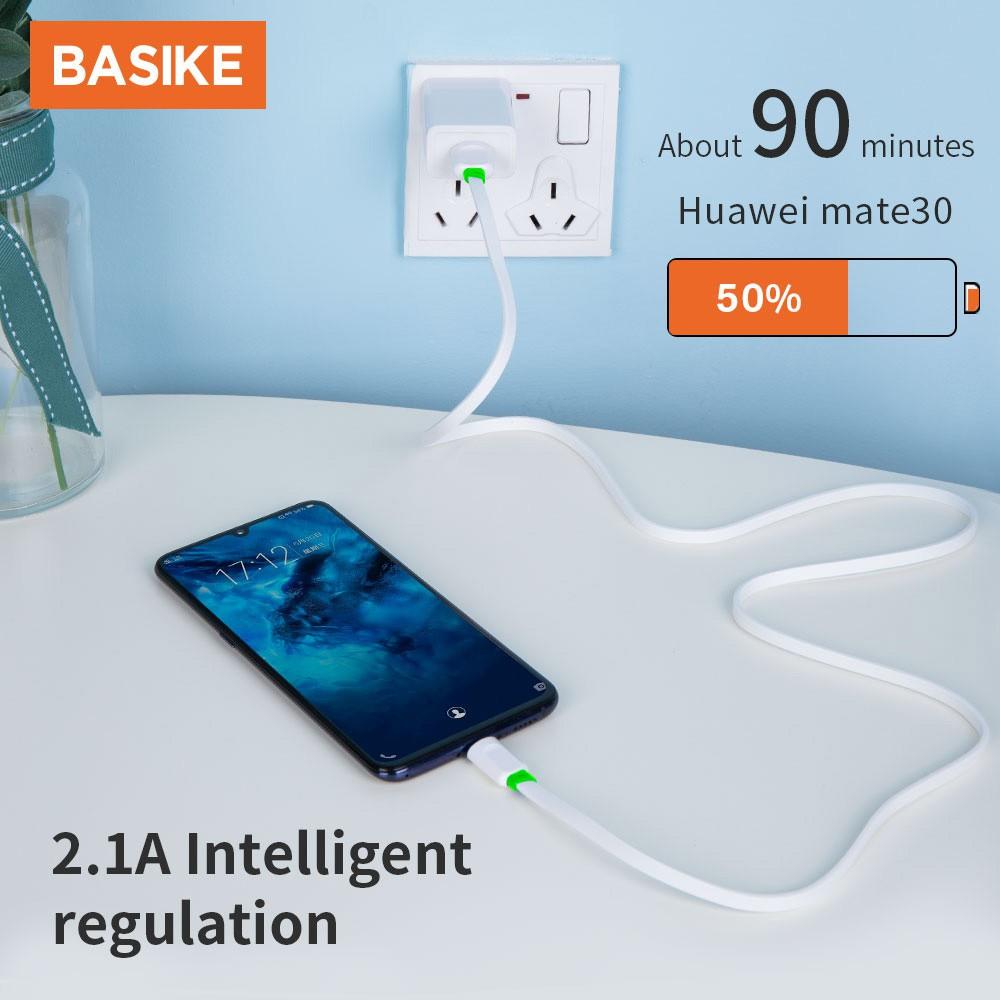 Dây cáp sạc nhanh BASIKE CT319K hỗ trợ truyền dữ liệu nhanh chóng cao cấp đa năng cho Android 1M-Hàng chính hãng