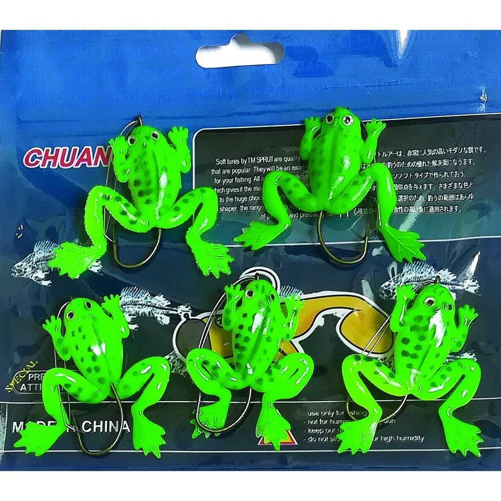 Combo 5 Mồi Nhái Giả Câu Cá Lóc