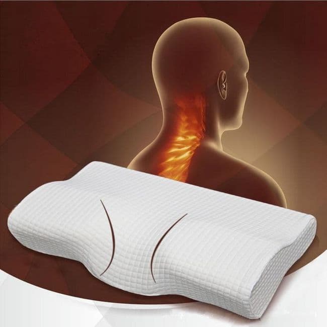 Gối ngủ Nhật Bản Memory Foam Pillow. Gối ngủ trị liệu giúp giấc ngủ ngon, sâu ,khỏe mạnh, giảm ngáy hiệu quả, nâng đốt sống vai và cổ