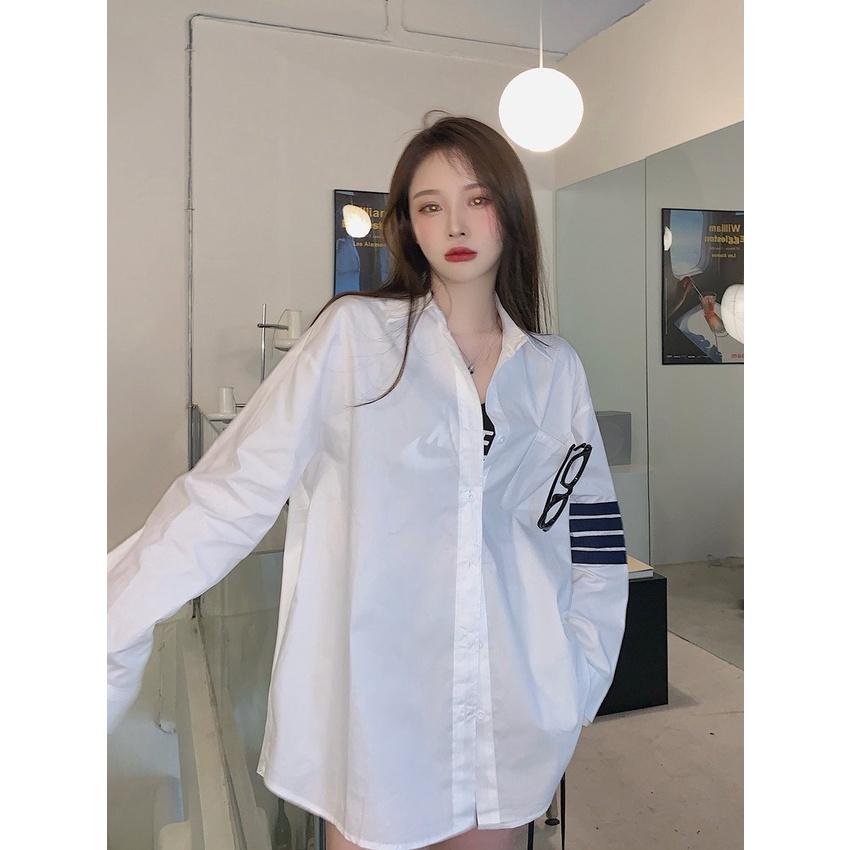 Áo Somi Nữ Ulzzang Dài Tay Dáng Rộng Trùm Mông