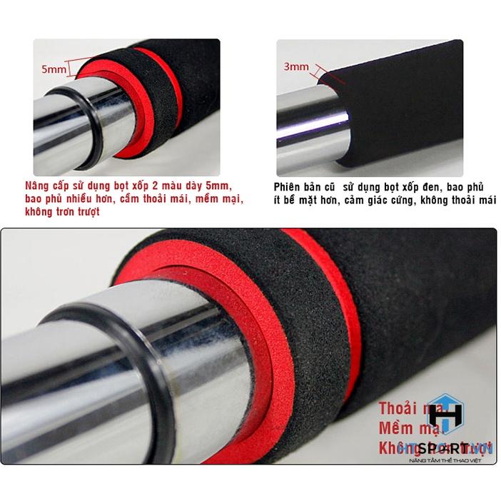 Xà Đơn, Thanh Xà Đơn Treo Tường Gắn Cửa Tập Gym, Tùy Chỉnh Độ Dài 60 - 150cm