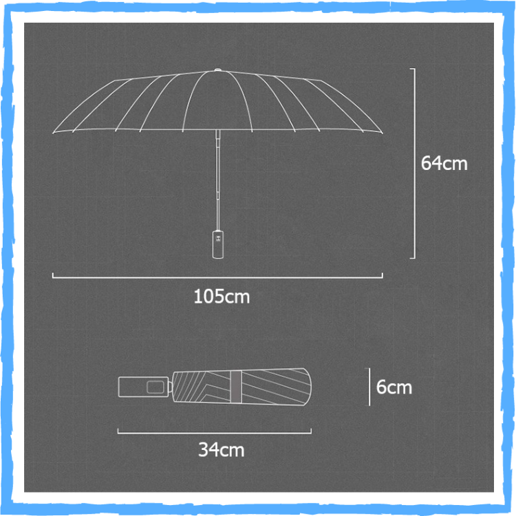 Ô dù che mưa đi nắng tự động xếp gấp gọn 10 nan chống UV cao cấp cho ô tô xe hơi nhiều màu