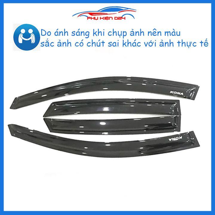 Vè mưa Kona 2018-2020 vè đen che mưa bảo vệ trang trí xe