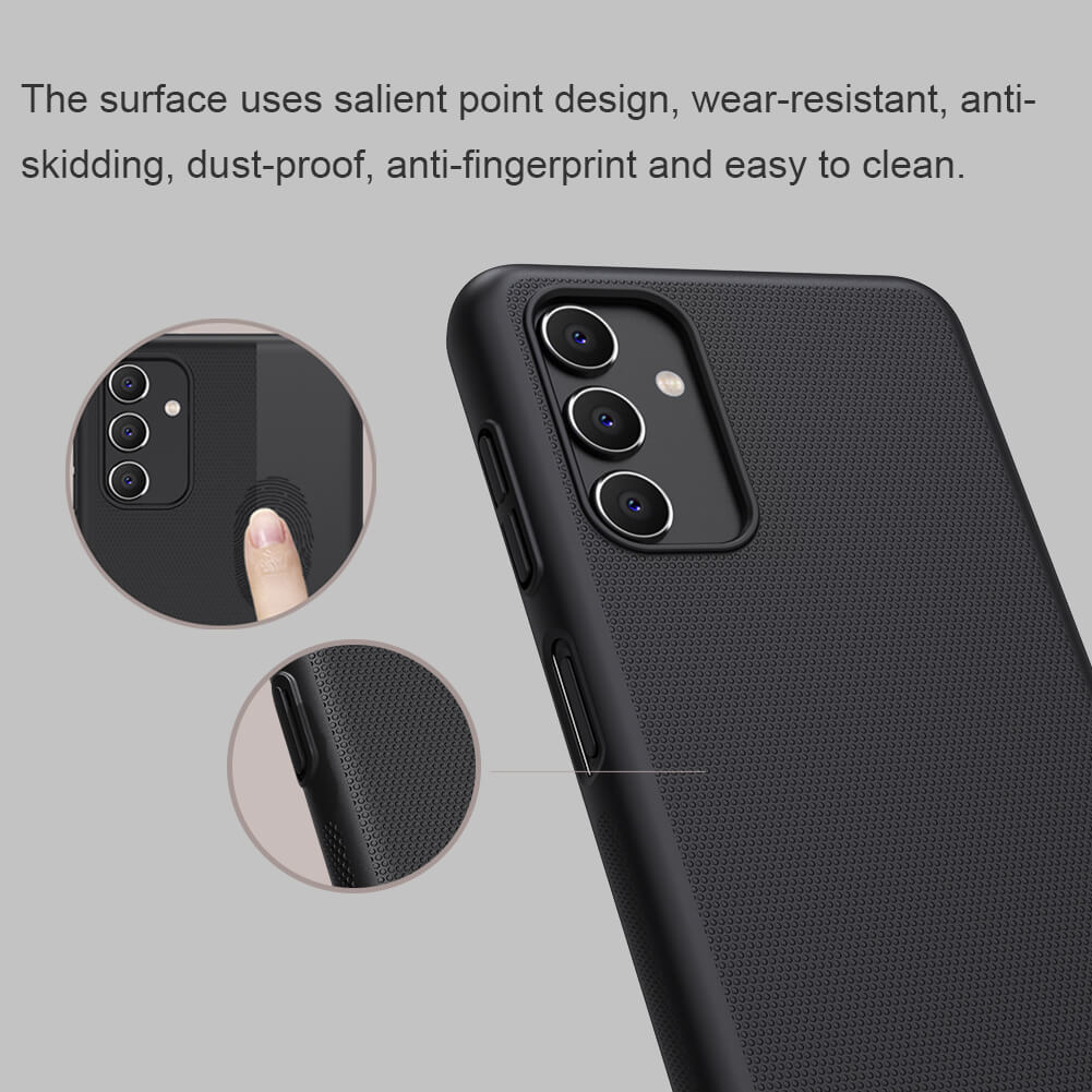 Ốp Lưng Dành Cho Samsung A13 5G Chính Hãng Nillkin Dạng sần, không bám vân tay, chống trơn trượt- hàng chính hãng