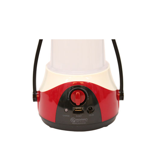 Đèn LED sạc tích điện xoay 360 độ Roman ELE2012R (12W) - Hàng Chính Hãng