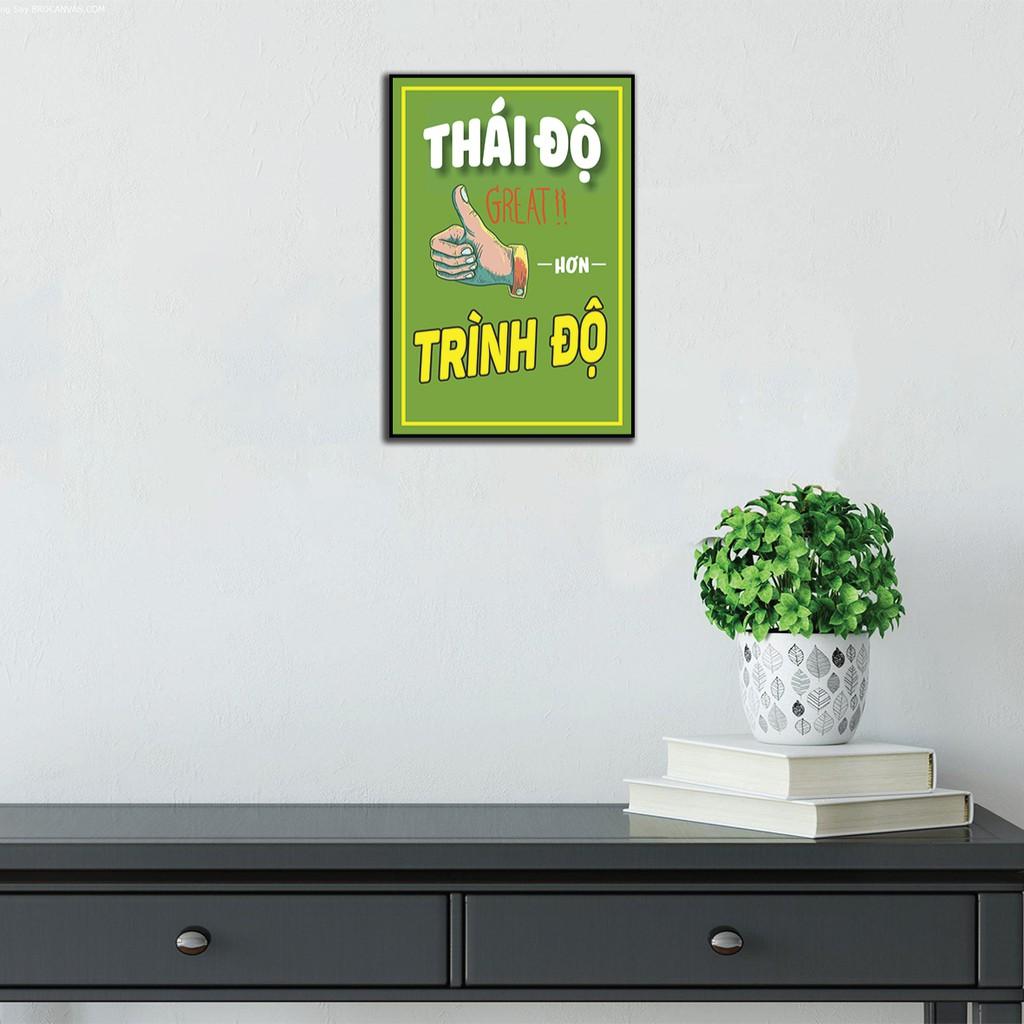-Tranh treo tường, tranh gỗ động lực văn phòng cao cấp