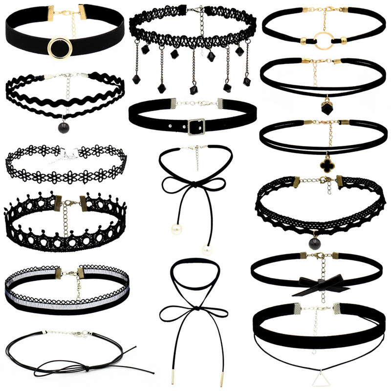 Combo 5 cái vòng cổ Choker ren cao cấp, phong cách Hàn Quốc thể hiện sự trẻ trung, năng động ,có thể kết hợp với trang phục hàng ngày,rất hợp với các dịp lễ tạo nên sự thu hút và nổi bật cho cổ bạn 