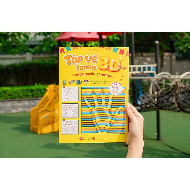 Sách Tập vẽ tranh 3D, khơi nguồn sáng tạo