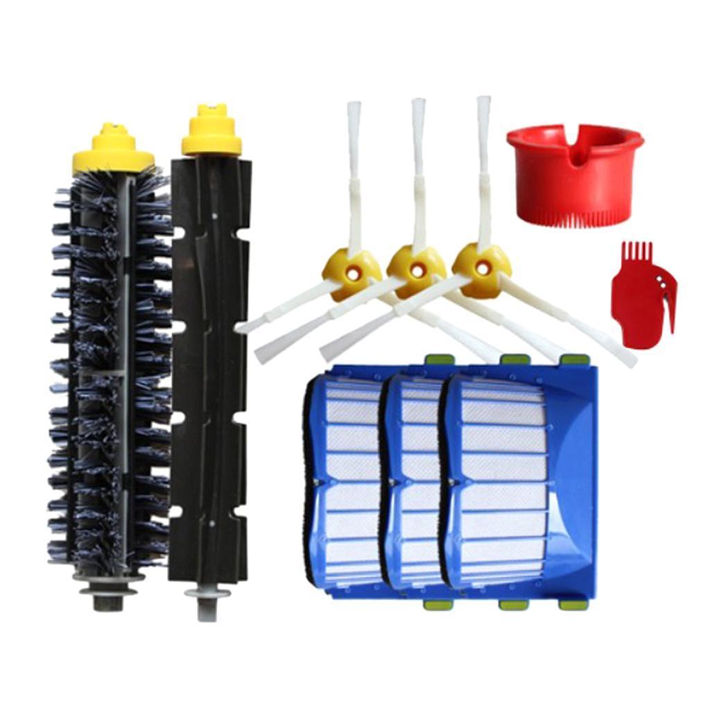 Accessory forSmart Robot 600 Series Vacuum Cleaner Vacuum Cleaner Replacement Part Include Filter, Side Brush, Roller Brush & Flexible Beater Brush