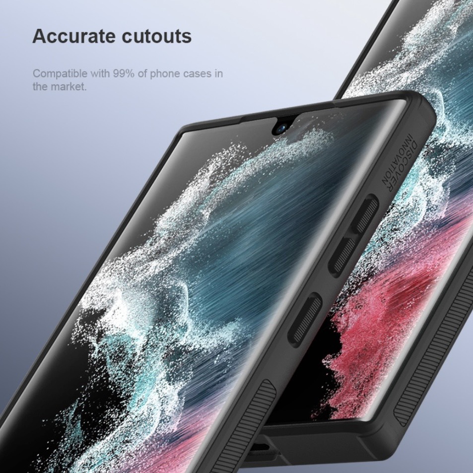 Miếng Dán Màn Hình Dành Cho Samsung Galaxy S23 Ultra / S23 Plus Nillkin Impact Resistant Curved Film - Hàng Chính Hãng