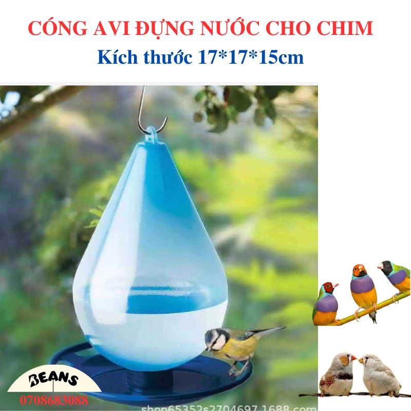 Cóng avi đưng nước cho chim cảnh, vẹt nhỏ cho chuồng avi tập thể