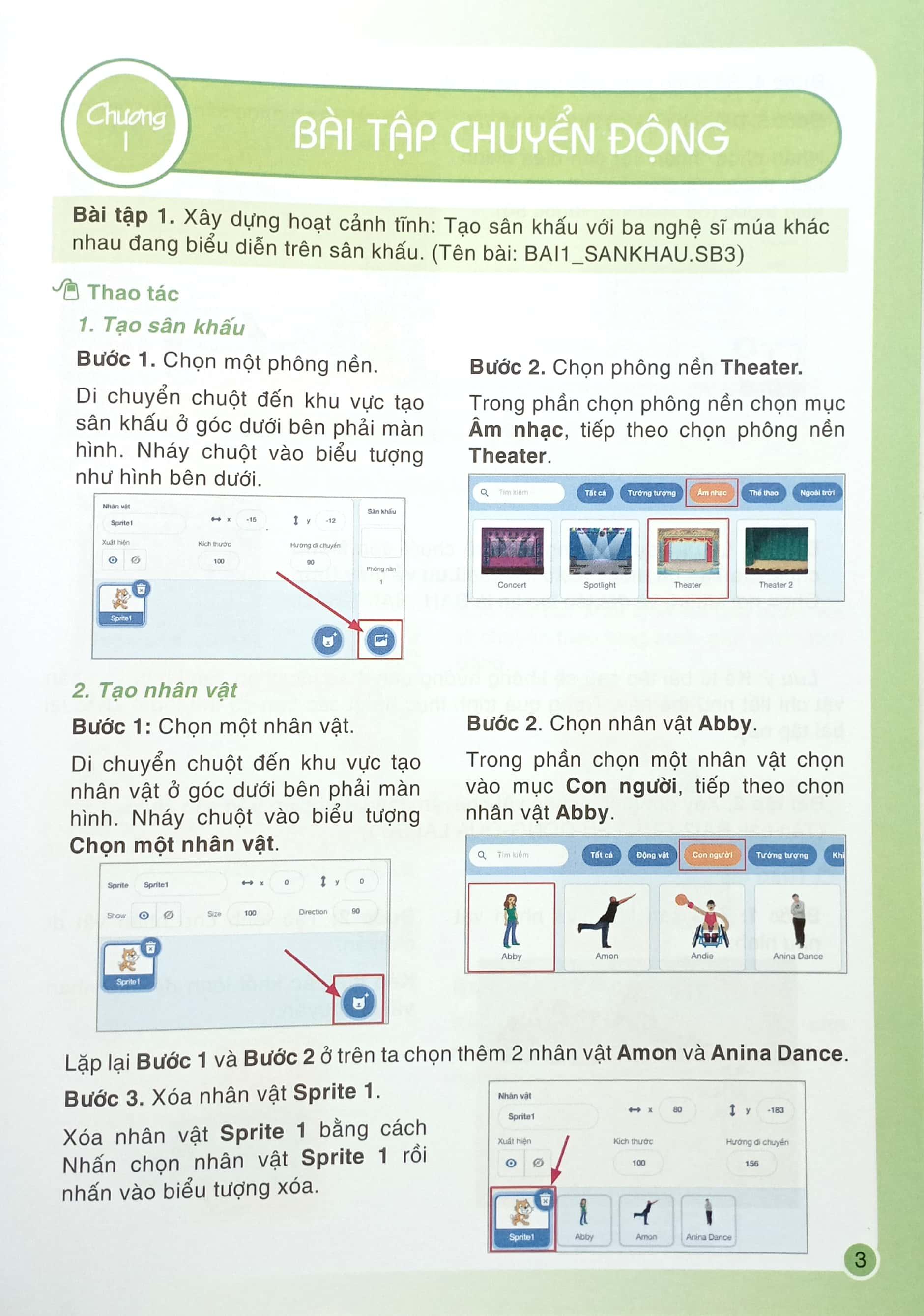 Bài Tập Scratch Cho Học Sinh Tiểu Học