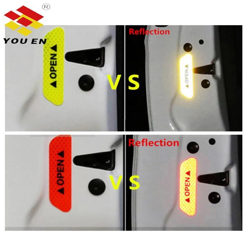 Sản phẩm dùng cho bộ 4 decal dán phản quang báo hiệu nhiều màu