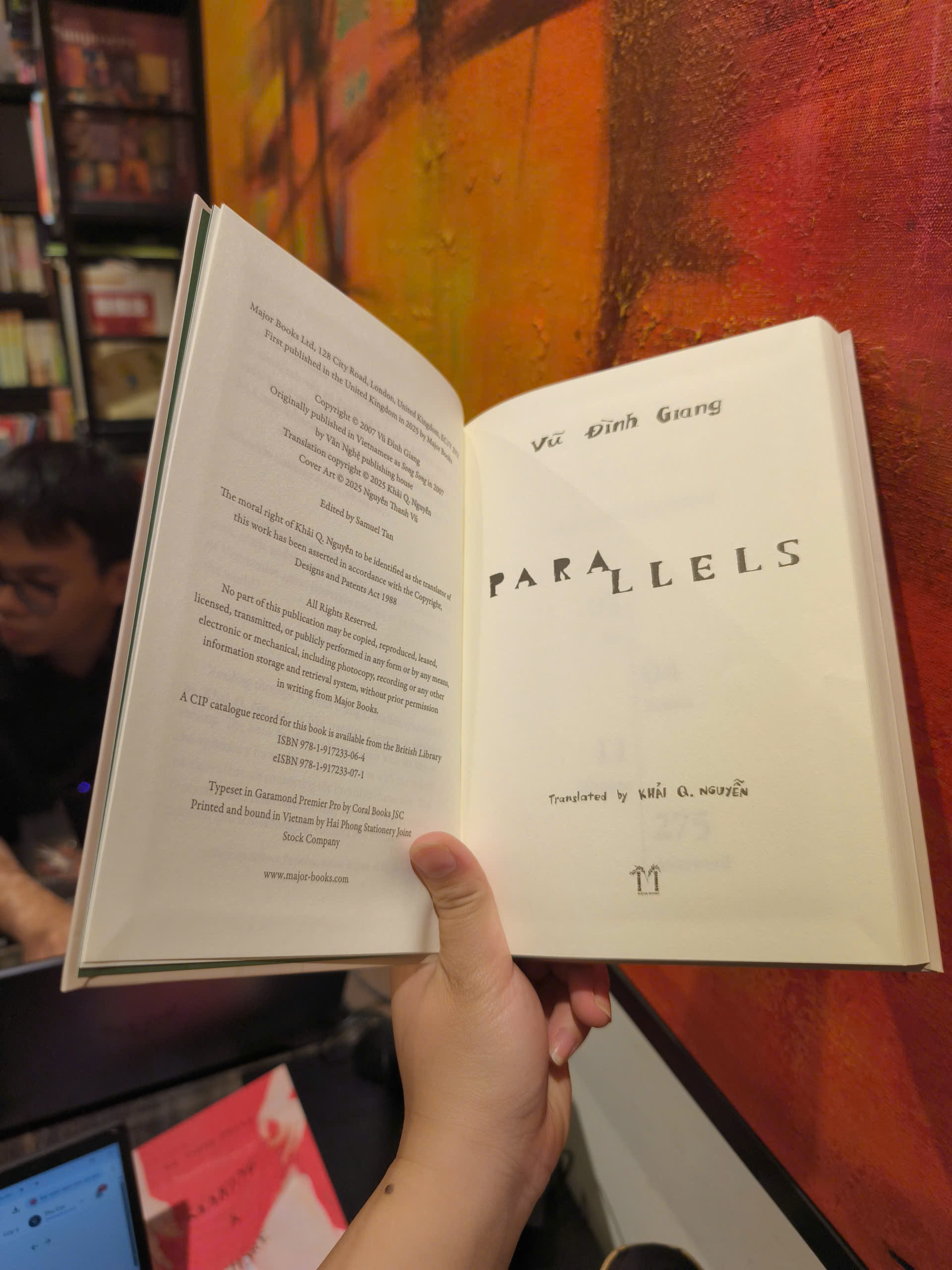 Sách - Parallels by Vũ Đình Giang - Fiction, Novels, Queer Lit in English