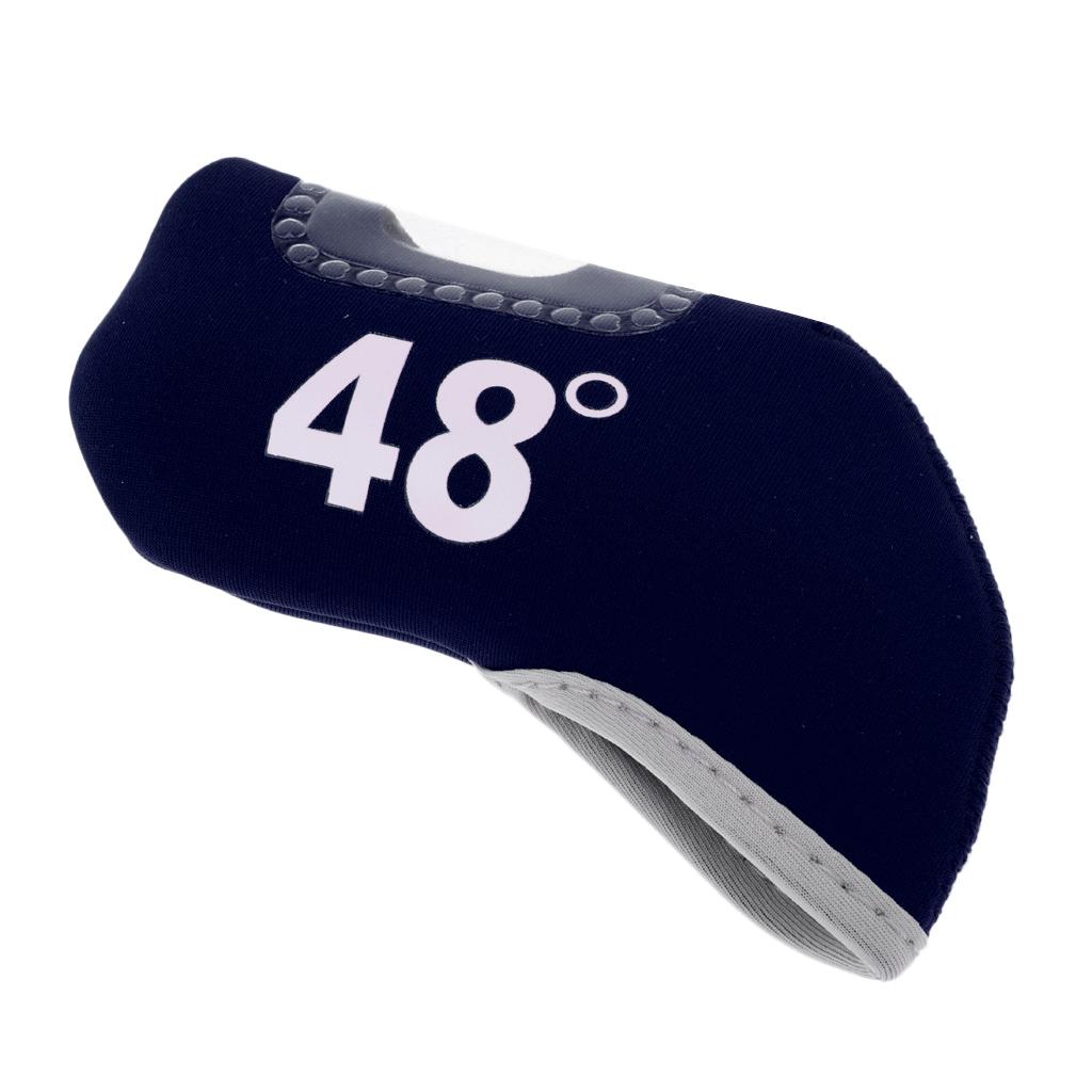 Golf Club Iron Putter Headcover Head Cover Protector 48 Degree Black