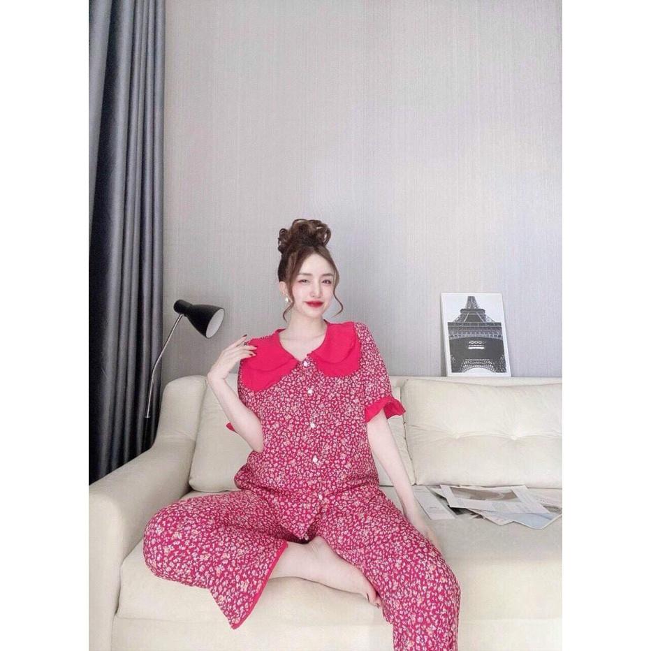 SET BỘ LỤA HOA DÀI SIÊU DỄ THƯƠNG,KIỂU DÁNG THỜI TRANG PHÙ HỢP MỌI LỨA TUỔI