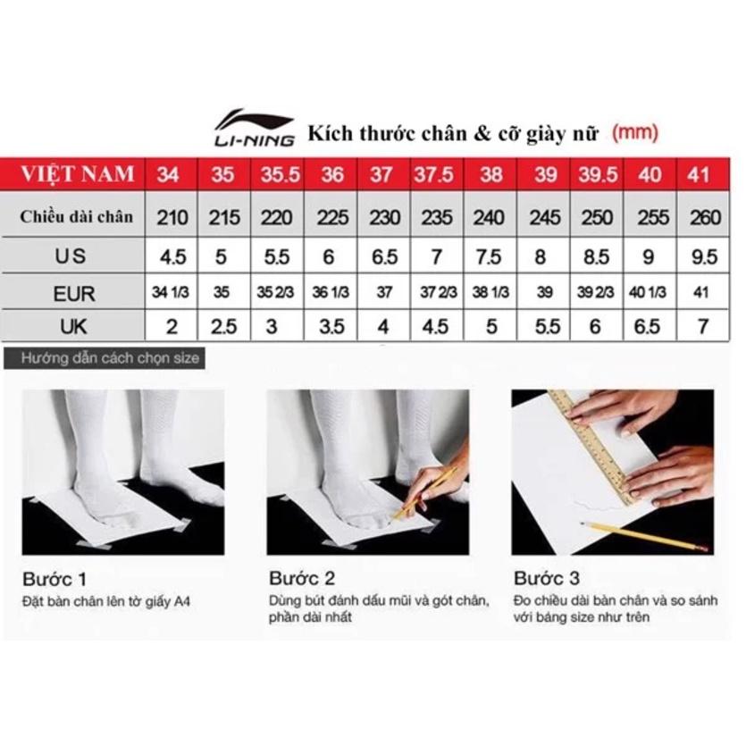 Giày Thời Trang Thể Thao Li-Ning Nữ AGCT272-1