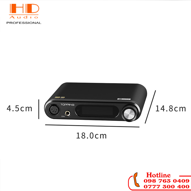 Giải Mã TOPPING DX5 DAC MQA 2xES9068AS - Hàng Chính Hãng