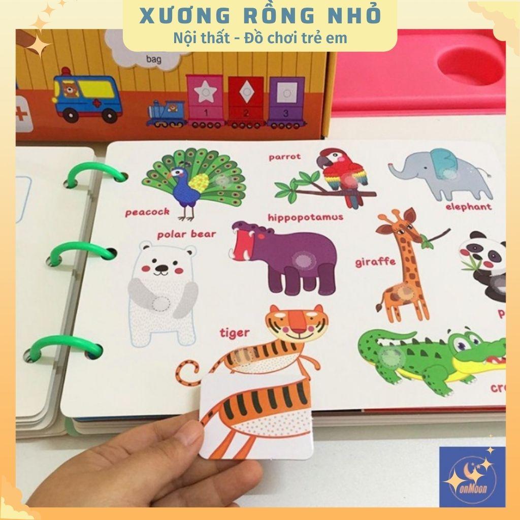 Học Liệu 17 Chủ Đề, Đồ Chơi Giáo Dục Sớm Cho Bé, Bảng Bận Rộn Quiet Book, Busy Board, Bóc Dán Cho Bé 2-6 tuổi