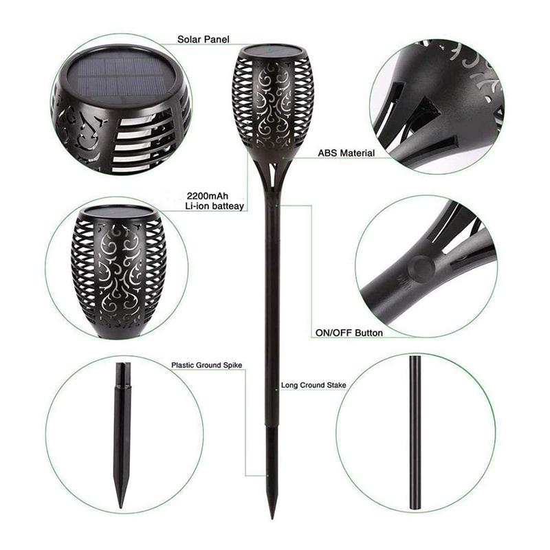 1 Đèn Năng Lượng Mặt Trời Chống Nước Ip65 Kèm Dây Cáp