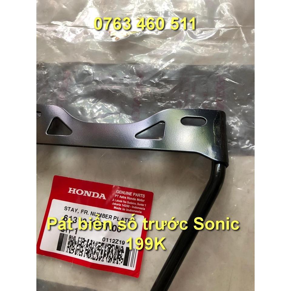 Pát biển số trước Sonic