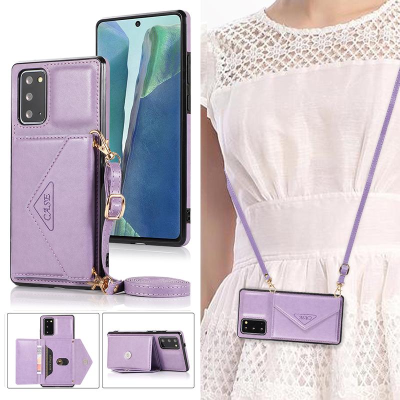 Ốp điện thoại bằng da có ngăn đựng thẻ khóa nút nam châm nữ tính thời trang cho SAMSUNG S21 S20 FE ULTRA NOTE10 S10+