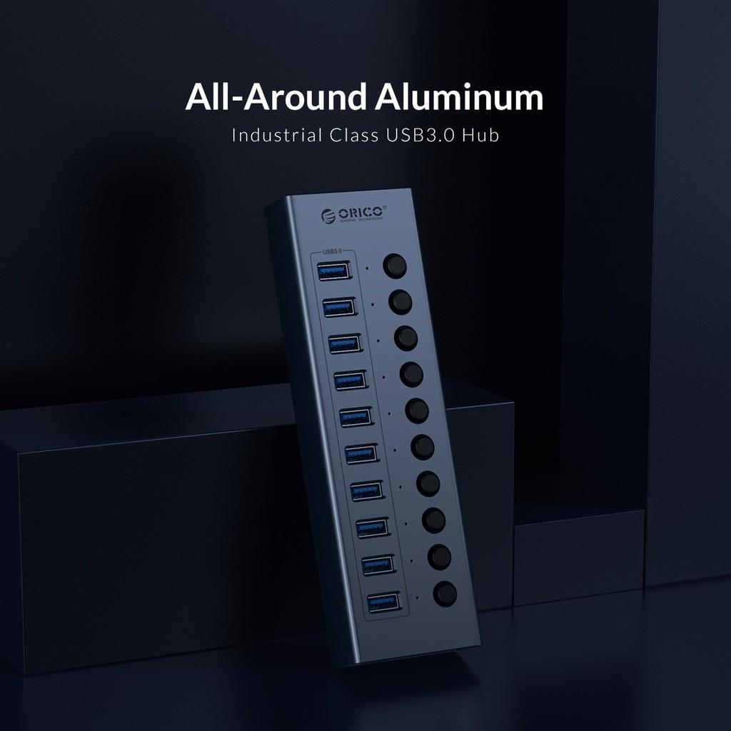 Bộ chia USB HUB 7 cổng USB 3.0 với các công tắc riêng