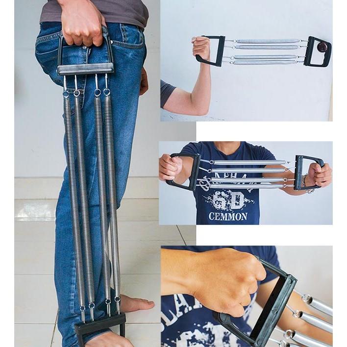Tăng Cường Thể Lực Với Dây Kéo Tay Lò Xo Đa Năng 4 loxo