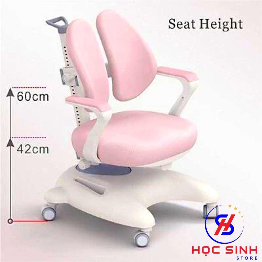 Ghế Chống Gù Học Sinh A79 - Chống Gù Chống Cận, Tùy chỉnh độ cao Chuẩn Công Thái Học Ergonomic