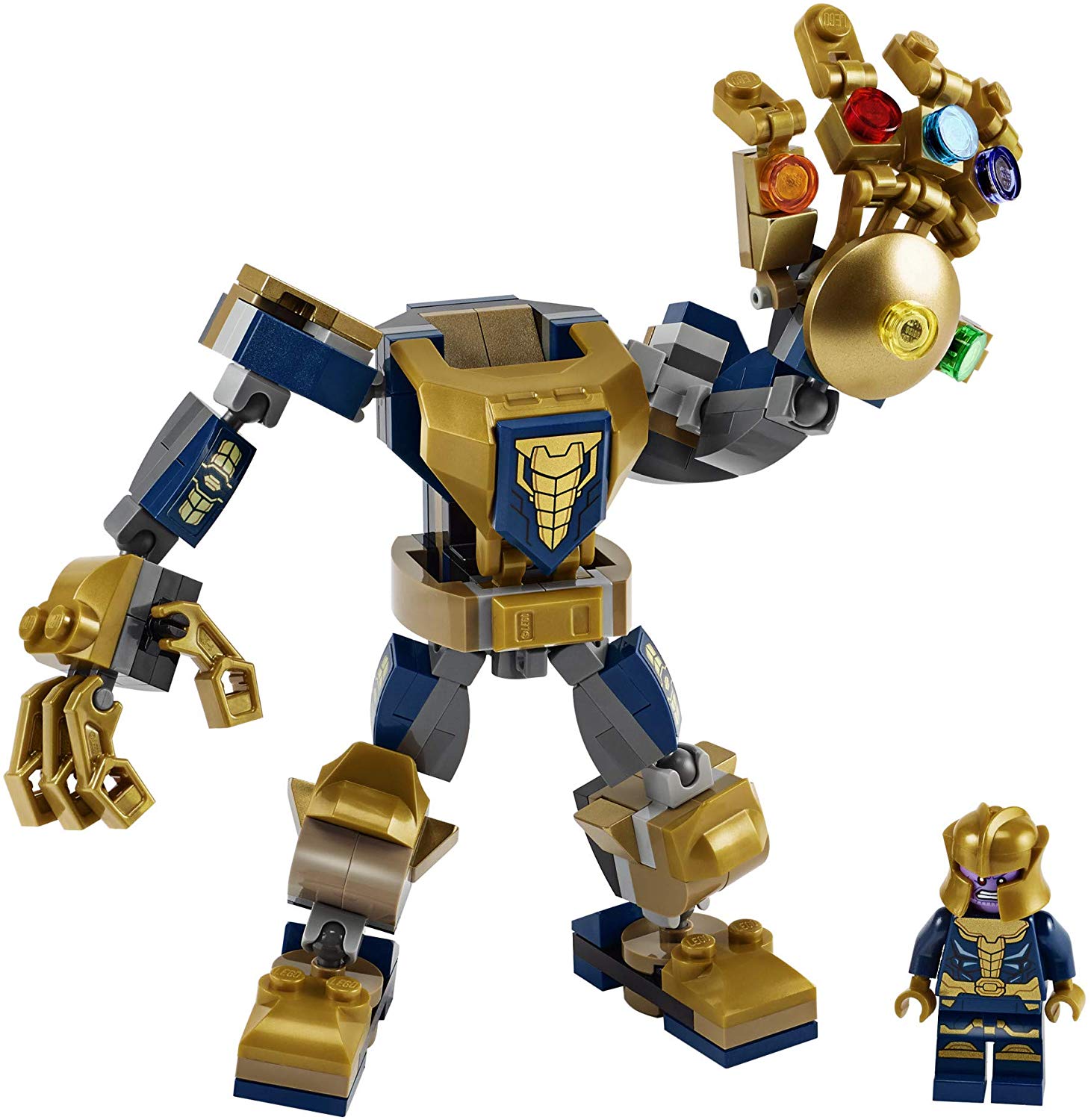 Mô Hình Lắp Ráp LEGO SUPERHEROES Chiến Giáp Thanos 76141 (152 Chi Tiết)