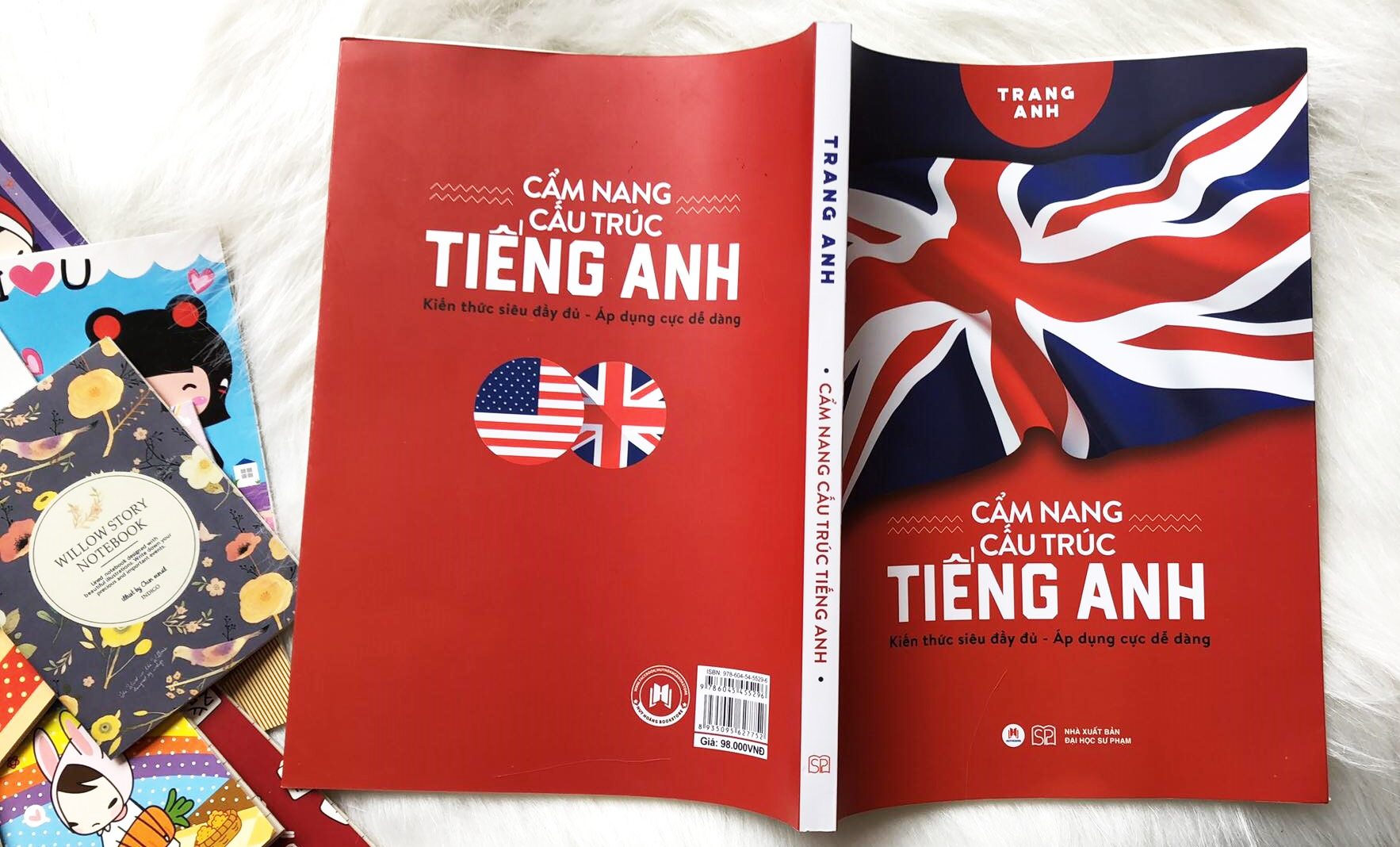 Cẩm Nang Cấu Trúc Tiếng Anh (Trang Anh) - Kèm Sổ Tay Mini Siêu Dễ Thương