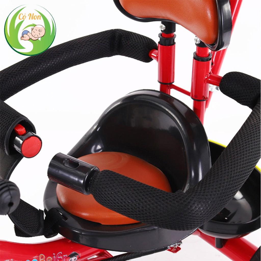 Xe đẩy 3 bánh mái che yên bọc da SDY 310